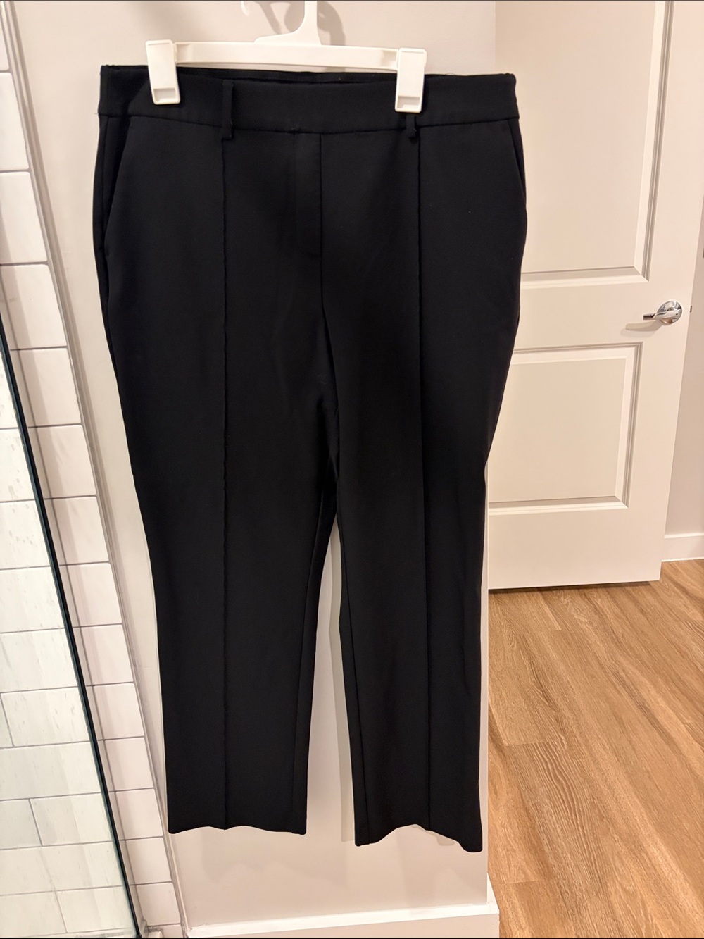 Rachel Zoe Black Tailored Straight-Leg Trousers